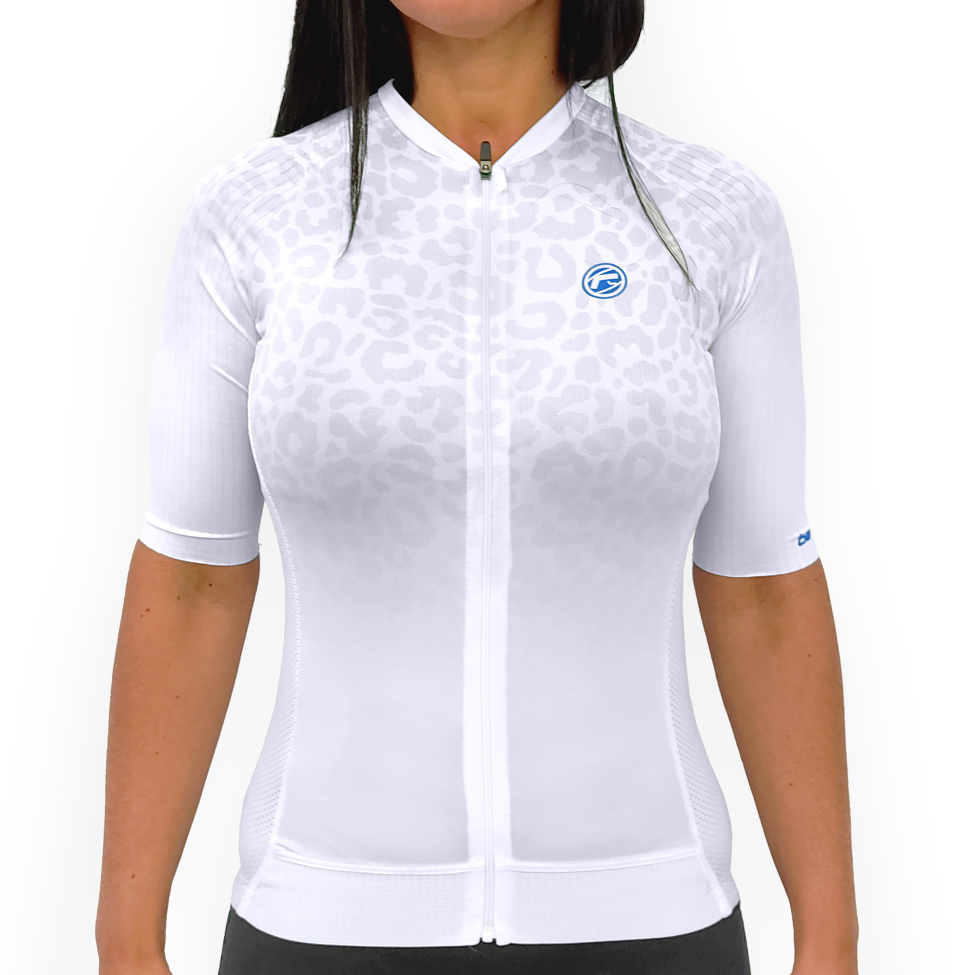 Camisa de Ciclismo Feminina Barbedo Couer Branca