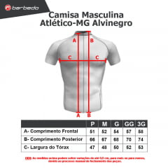 Camisa de Ciclismo Barbedo Atlético-MG Alvinegro