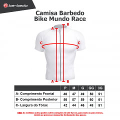Camisa de Ciclismo Barbedo Bike Mundo Race