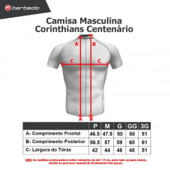 Camisa de Ciclismo Barbedo Corinthians Centenário