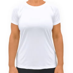 Camisa Feminina DryTec Barbedo Cutting Branca
