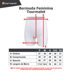 Bermuda de Ciclismo Feminina Barbedo Tourmalet