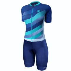 Bermuda de Ciclismo Feminina Barbedo Trace Azul