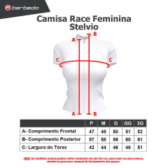 Camisa de Ciclismo Feminina Barbedo Stelvio