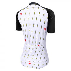Camisa de Ciclismo Feminina Barbedo Véu da Noiva