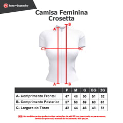 Camisa de Ciclismo Feminina Barbedo Crosetta Rosa