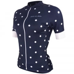 camisa de poá feminina