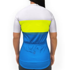 Camisa de Ciclismo Feminina Barbedo Rapolla Amarela