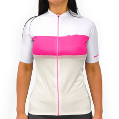 Camisa de Ciclismo Feminina Barbedo Rapolla Rosa