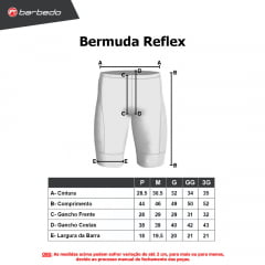 Bermuda de Ciclismo Barbedo Reflex