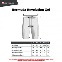 Bermuda de Ciclismo Barbedo Revolution Gel