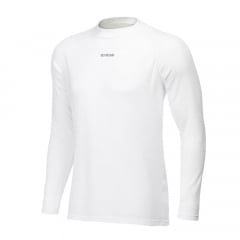 Camisa de Ciclismo Segunda Pele Manga Longa Barbedo Ultra Micro Branca